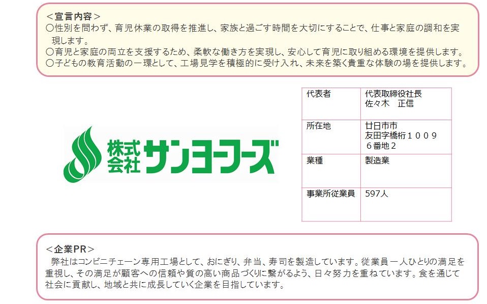株式会社サンヨーフーズ