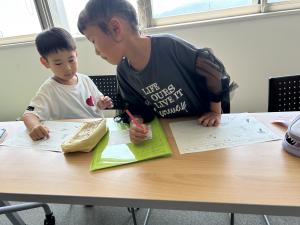 お友だち同士のやりとり