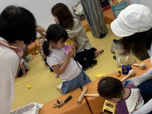 会場の様子（オカリナ体験）