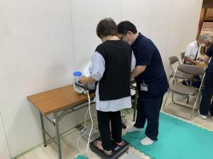 測定の様子