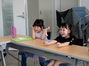 びっくりした表情
