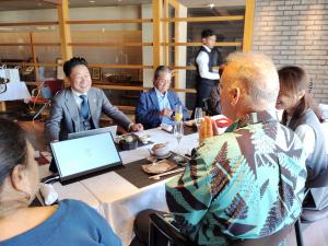 市長プレゼン中の様子