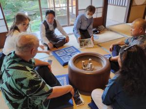 宮島歴史民俗資料館での様子