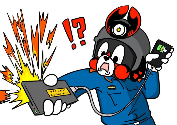 スマホが発火する状況