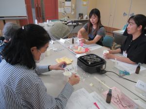 キャンドルに色付け