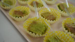 広島レモン入り小松菜マドレーヌの写真