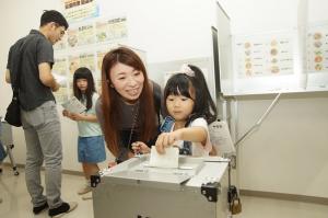 給食総選挙の様子