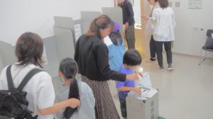 給食総選挙の様子