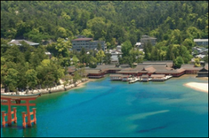 厳島神社航空写真