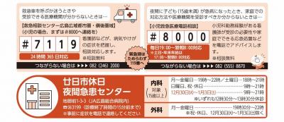 ♯7119・8000、休日夜間について