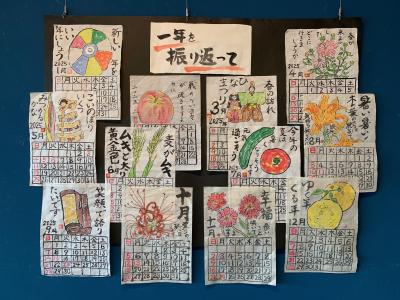 絵手紙（カレンダー）