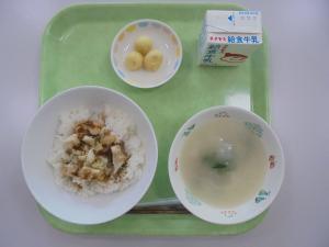 吉和学校給食センターの台湾料理献立
