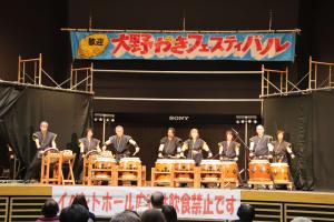 大野かきフェスティバルのステージ写真