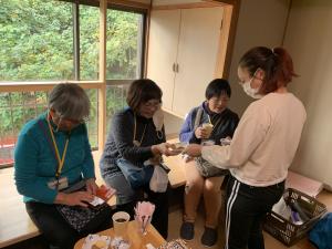 利用者と民生委員の交流