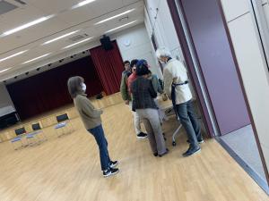 休憩時間のドリンクコーナー