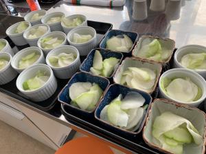 大根とハヤトウリのマリネ