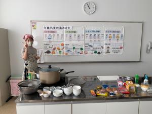 栄養士の説明の様子