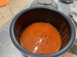 にんじんピラフを炊飯器で炊く前