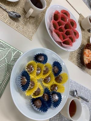 できあがったトリュフ