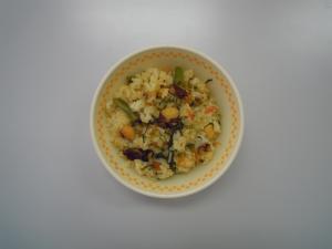 広島菜とタコのカレーピラフ