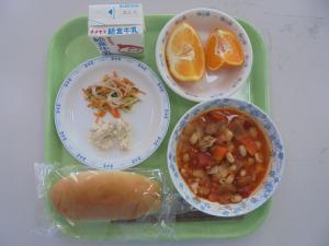 吉和学校給食センターの献立写真