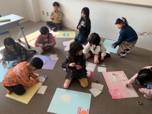 夢マップ制作の様子