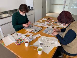 参加者の制作の様子