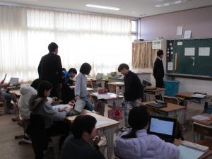 自由進度学習の授業の様子