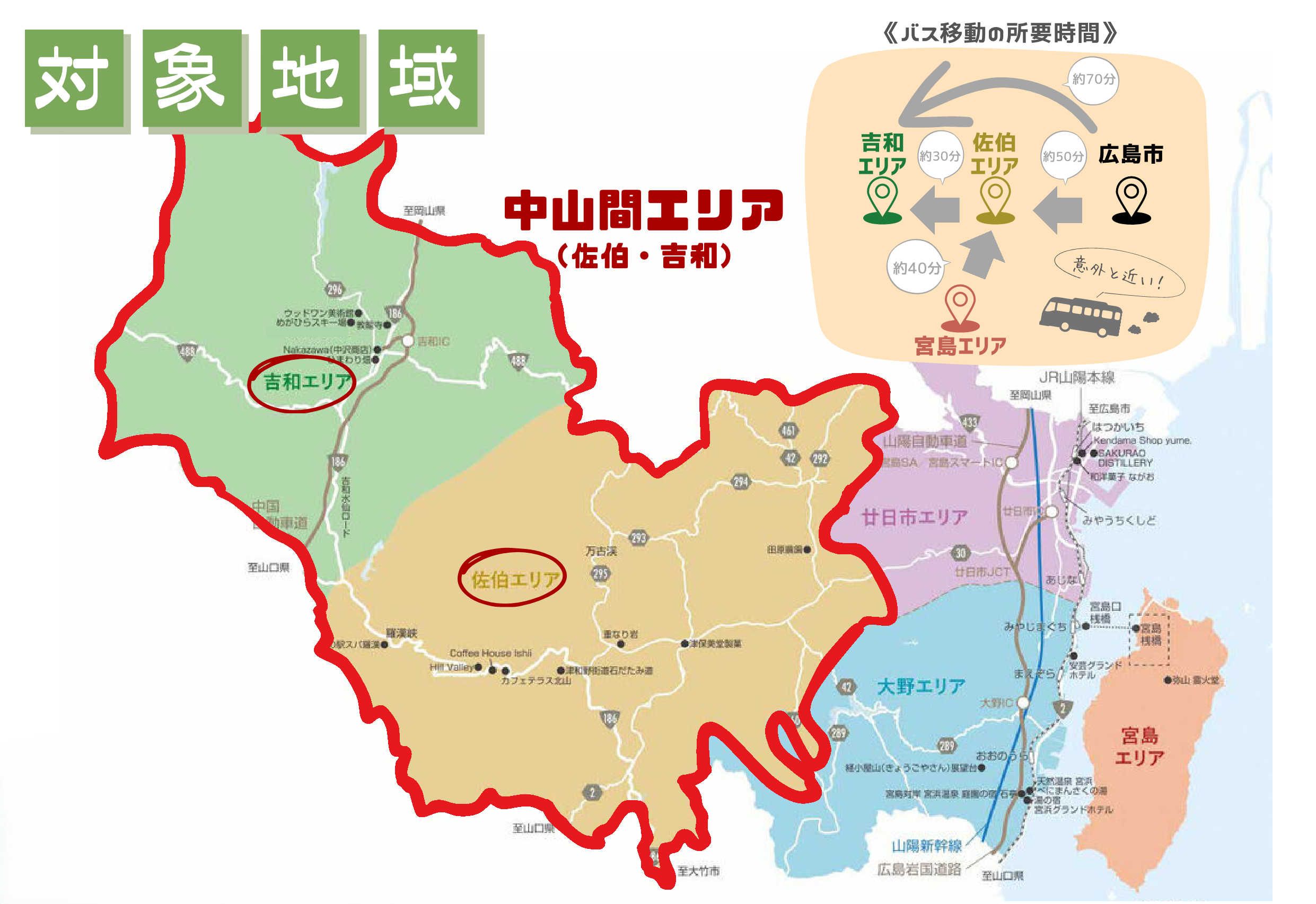 バス代補助金対象地域