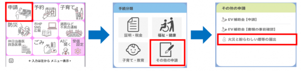 申請画面
