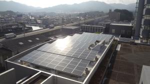 本庁舎の太陽光パネル