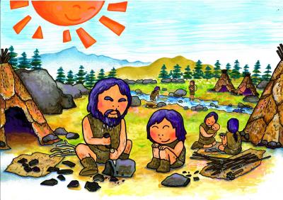 冠遺跡群イラスト(夏)