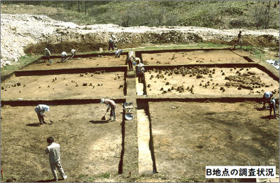 B地点の調査状況