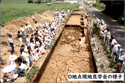 D地点現地見学会の様子