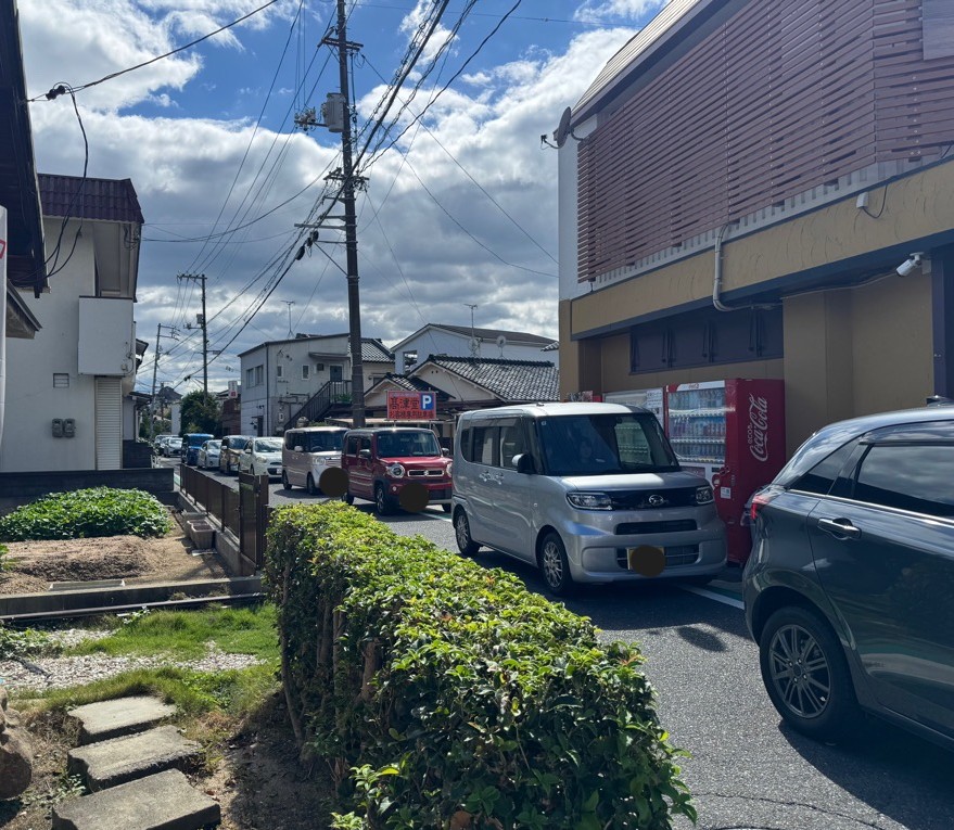 渋滞状況の写真
