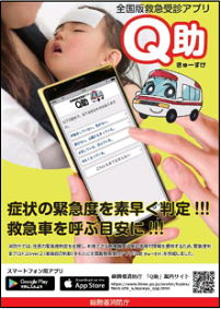 病気やけがをしたときに、該当する症状を携帯電話やパソコンの画面上で選択する画像（今後、どのような対応をすればよいか一つの手助けとなるアイテム）