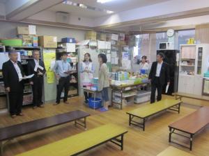 留守家庭児童会の見学