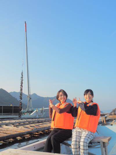 かきの水揚げ体験 島田水産