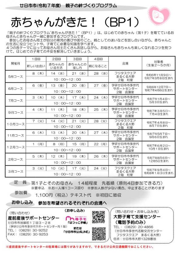BP1プログラム